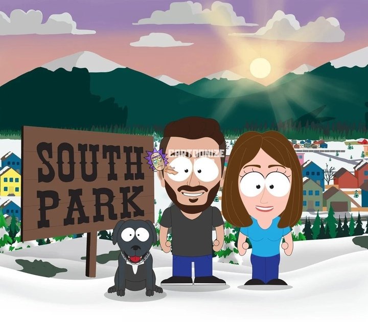 'South Park' Custom Portrait Cartoonize Me Into