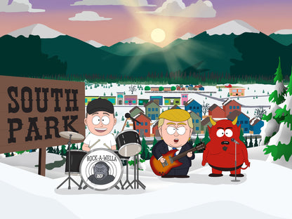 South Park style cartoon portrait – custom artwork