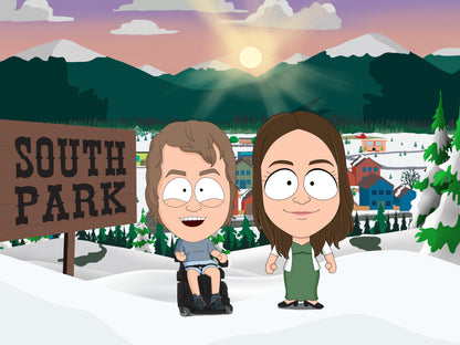 South Park style cartoon portrait – custom artwork